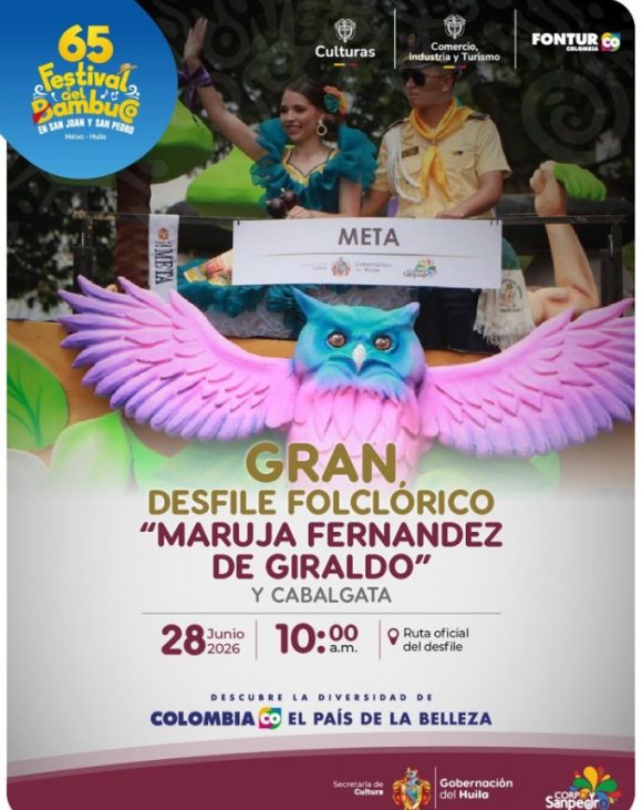El gran desfile Folclorico Maruja Fernández de Giraldo